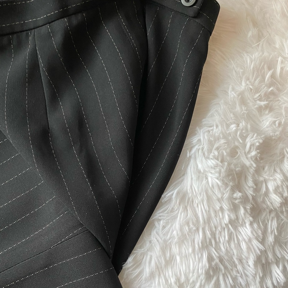 Black Pin Striped Slacks - Picture 5 of 5